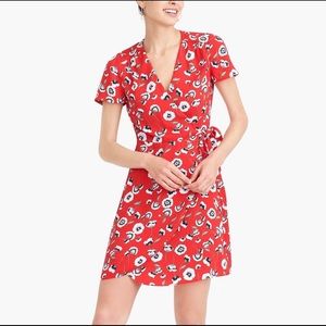 J. Crew Floral Wrap Dress